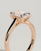 MET 0150 - 2 ct center stone - 18k Rose Gold source reference - setting detail view