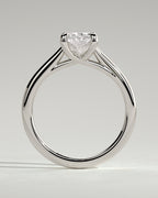 MET 0150 - 2 ct center stone - 18k White Gold source reference - setting detail view