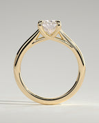 MET 0150 - 2 ct center stone - 18k Yellow Gold source reference - setting detail view