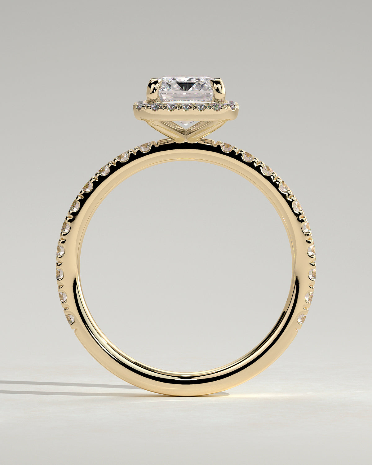 MET 0210 - 2 ct center stone - 18k Yellow Gold source reference - product detail view
