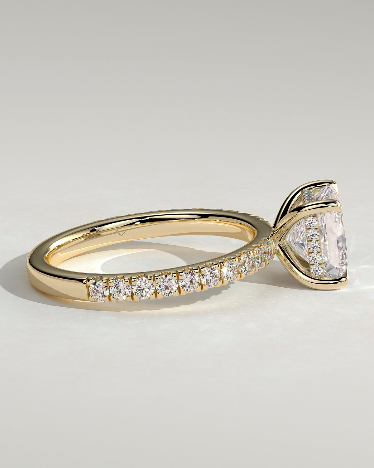 MET 0211 - 2 ct center stone - 18k Yellow Gold source reference - product detail view
