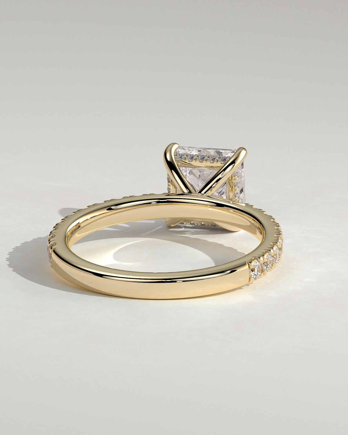 MET 0211 - 2 ct center stone - 18k Yellow Gold source reference - product detail view