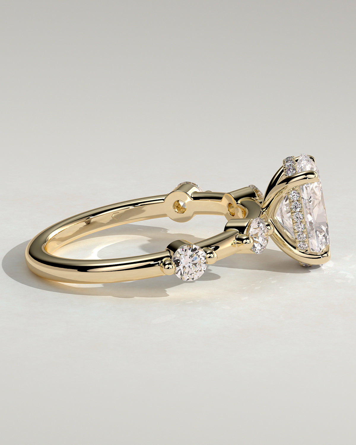 MET 0212 - 2 ct center stone - 18k Yellow Gold source reference - product detail view
