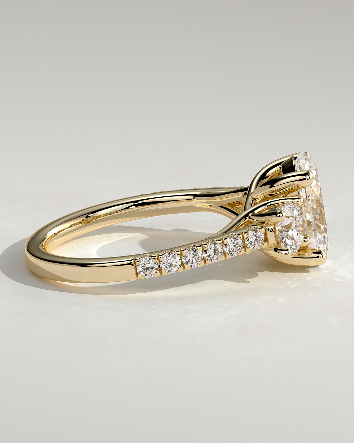 MET 0213 - 2 ct center stone - 18k Yellow Gold source reference - product detail view