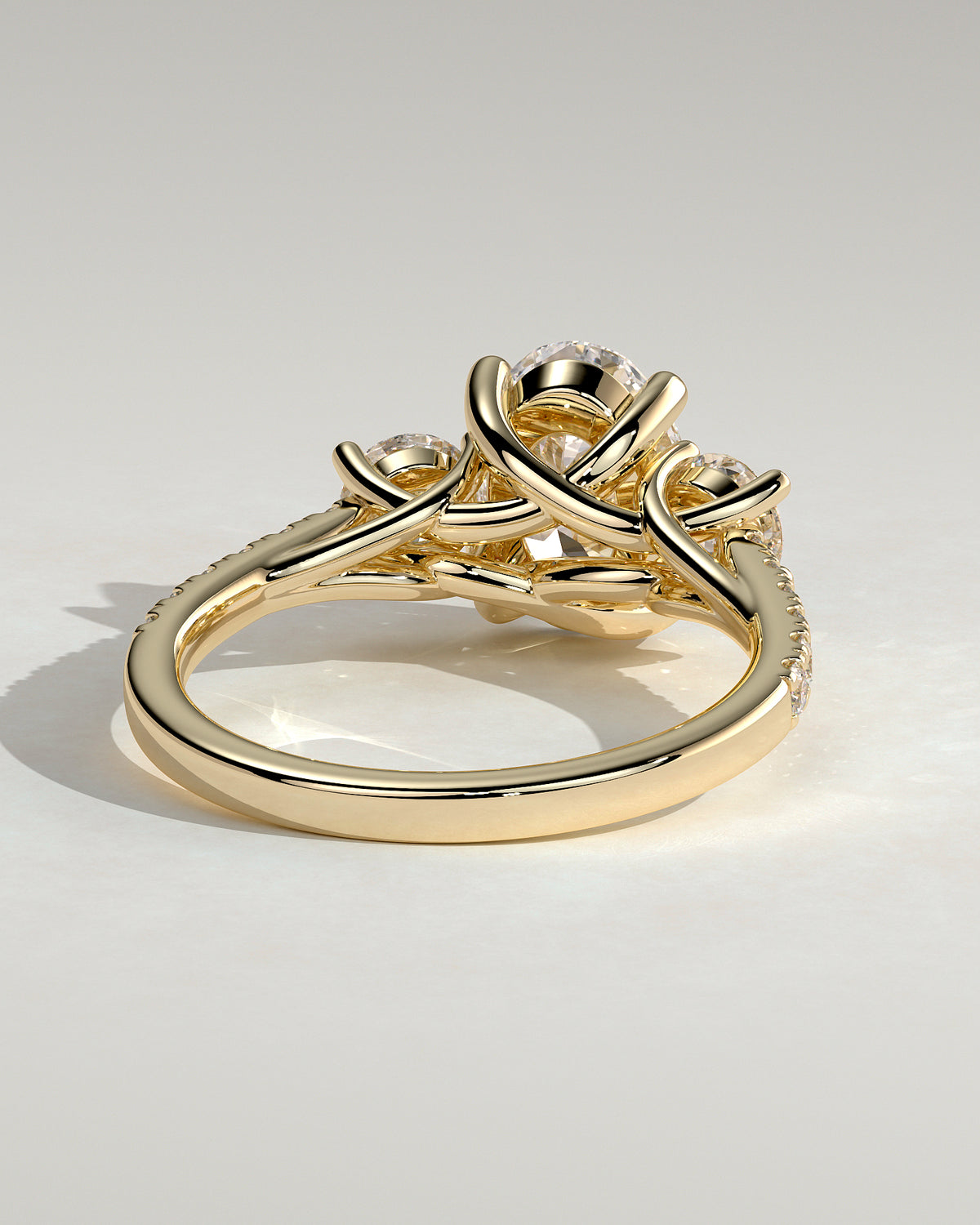 MET 0213 - 2 ct center stone - 18k Yellow Gold source reference - product detail view