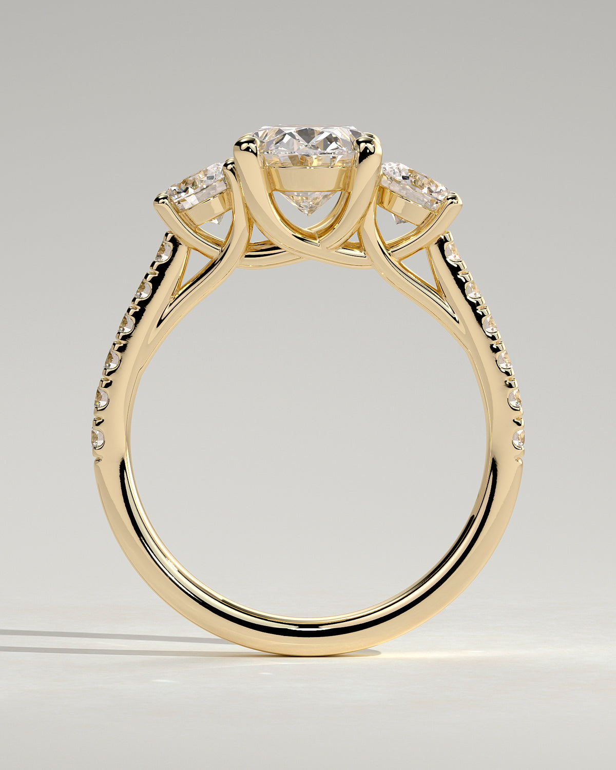 MET 0213 - 2 ct center stone - 18k Yellow Gold source reference - product detail view