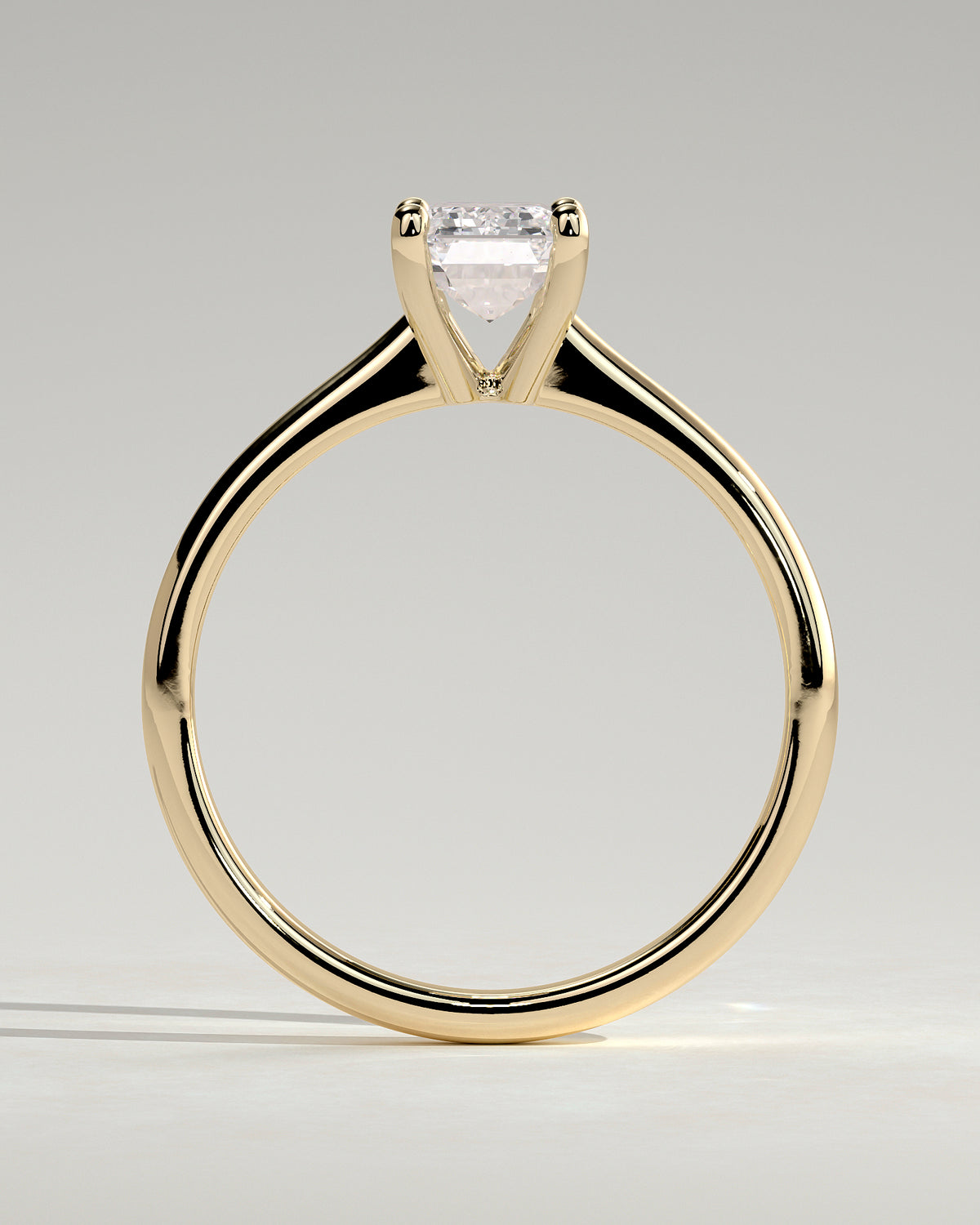 MET 0223 - 2 ct center stone - 18k Yellow Gold source reference - setting detail view