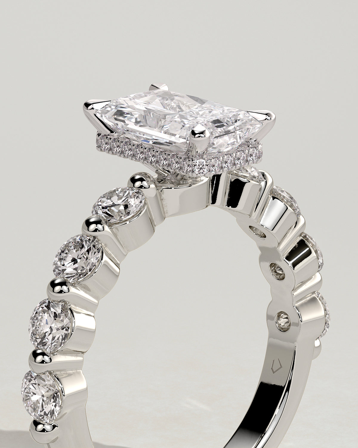 MET 0229 - 2 ct source configuration - 18k White Gold source reference - product detail view