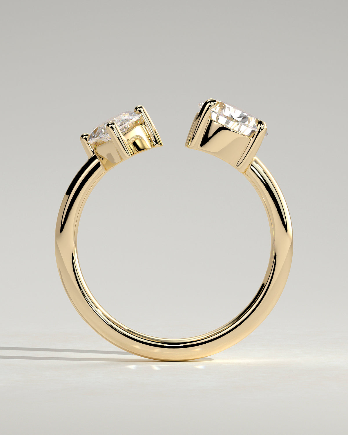 MET 0257 pear and marquise open-band ring, yellow metal appearance, PP_00004