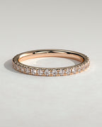 MET 0366 Damen-Ehering - Roségold - Vorderansicht