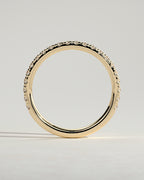 MET 0366 Damen-Ehering aus Gelbgold, Seitenprofil