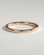 MET 0367 Damen-Ehering - Roségold - Vorderansicht