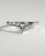 MET 0370 Women's Wedding Ring - White Gold - front view