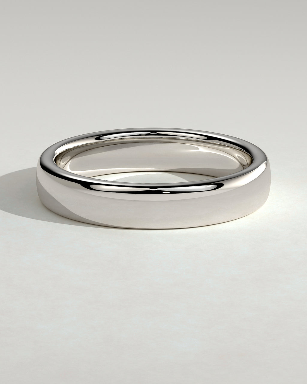 MET 0374 Women's Wedding Ring - White Gold - front view