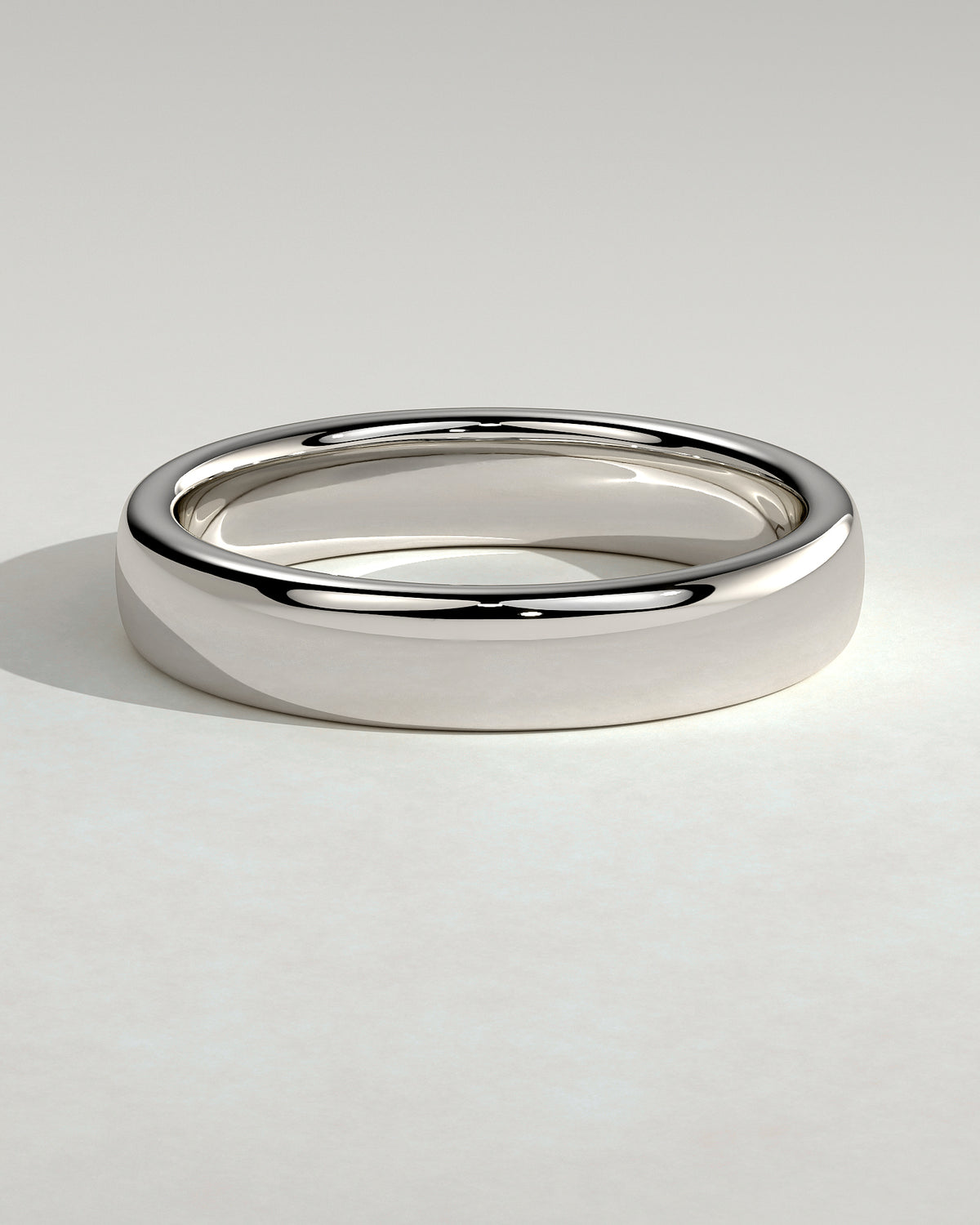 MET 0374 Women's Wedding Ring - White Gold - front view