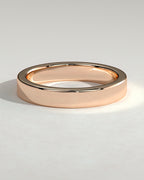 MET 0377 Women's Wedding Ring - Rose Gold - front view