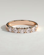 MET 0378 Damen-Ehering - Roségold - Vorderansicht