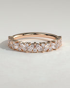 MET 0385 Women's Wedding Ring - Rose Gold - front view