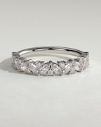 MET 0385 Women's Wedding Ring - White Gold - front view
