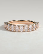 MET 0389 Damen-Ehering - Roségold - Vorderansicht