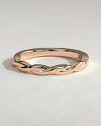 MET 0395 Damen-Ehering - Roségold - Vorderansicht