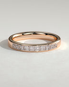 MET 0399 Damen-Ehering - Roségold - Vorderansicht