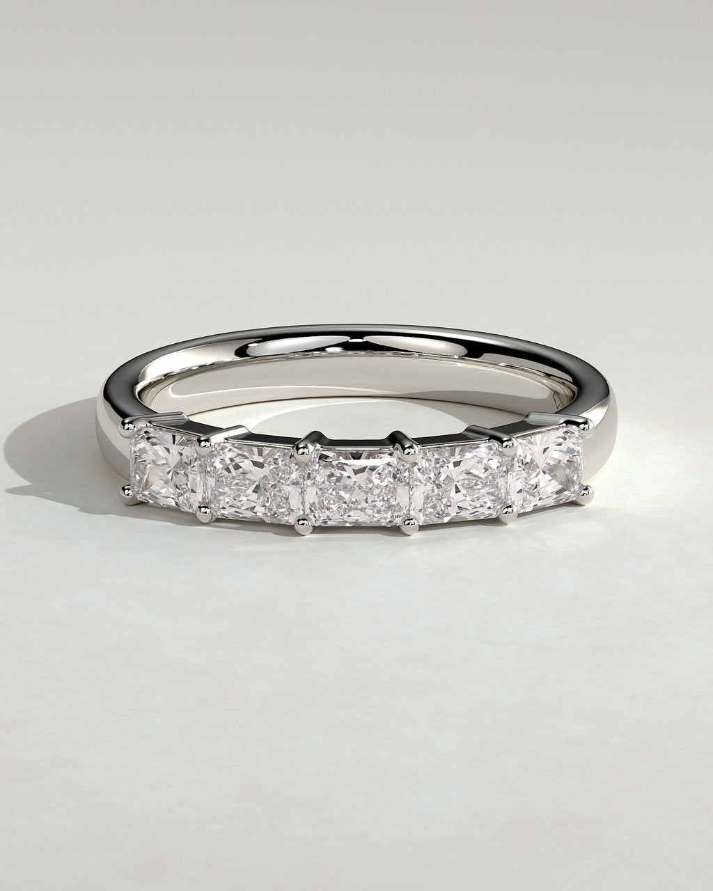 MET 0400 Women's Wedding Ring - White Gold - front view