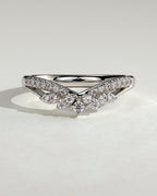 MET 0402 Women's Wedding Ring - White Gold - front view