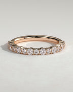 MET 0407 Damen-Ehering - Roségold - Vorderansicht