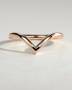 MET 0409 Damen-Ehering - Roségold - Vorderansicht