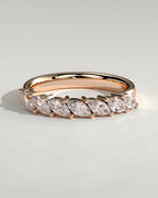 MET 0410 Damen-Ehering - Roségold - Vorderansicht