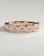 MET 0422 Damen-Ehering - Roségold - Vorderansicht