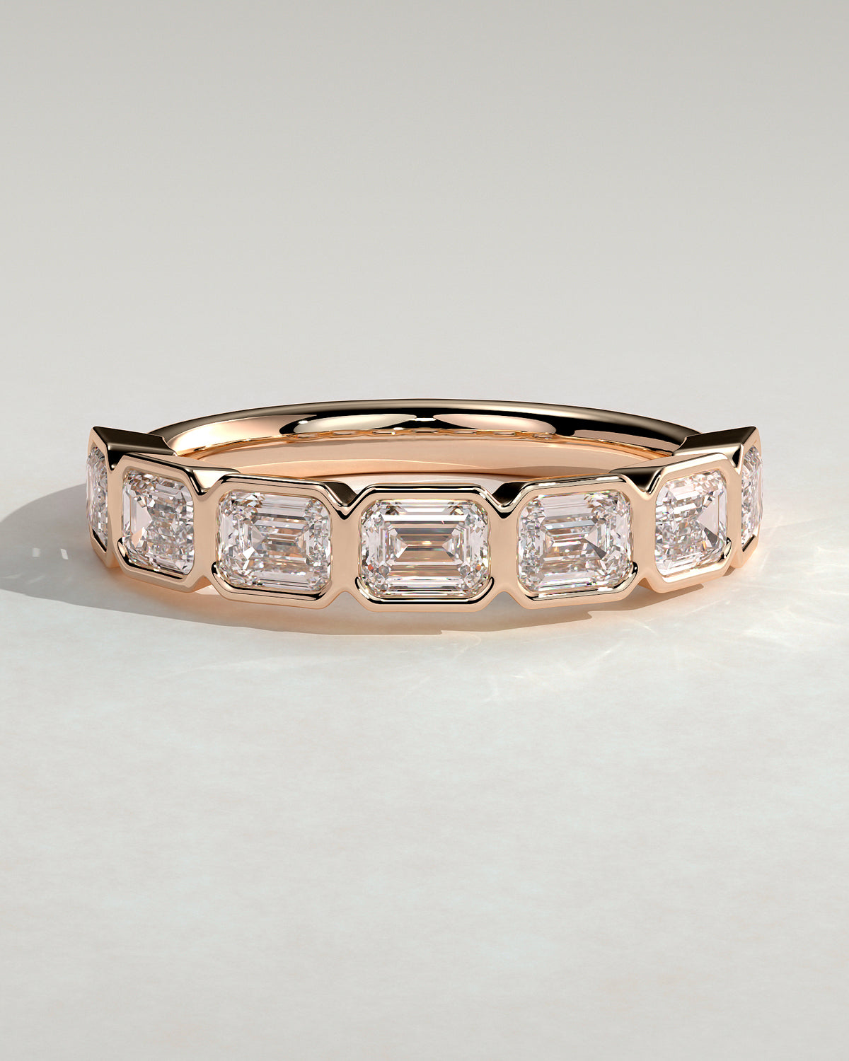 MET 0422 Women's Wedding Ring - Rose Gold - front view