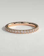 MET 0423 Damen-Ehering - Roségold - Vorderansicht