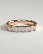 MET 0425 Women's Wedding Ring - Rose Gold - front view