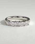 MET 0425 Women's Wedding Ring - White Gold - front view