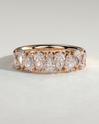 MET 0428 Damen-Ehering - Roségold - Vorderansicht