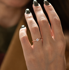First Light solitaire ring in yellow gold · Photo 8