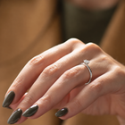 First Light solitaire ring in yellow gold · Photo 12