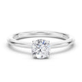 Round Lab Grown Diamond Solitaire Engagement Ring — Round design reference