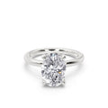 Oval Lab Grown Diamond Solitaire Engagement Ring — Oval design reference