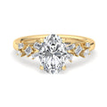 Oval Lab Grown Diamond Hidden Detail Side Stone Engagement Ring — Oval design reference