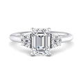 Emerald Lab Grown Diamond Hidden Detail Vintage-Inspired Engagement Ring — Emerald design reference