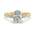 Oval Lab Grown Diamond Hidden Detail Side Stone Engagement Ring — Oval design reference