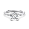 Round Lab Grown Diamond Vintage-Inspired Engagement Ring — Round design reference