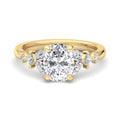 Oval Lab Grown Diamond Vintage-Inspired Engagement Ring — Oval design reference