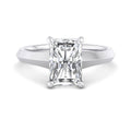 Radiant Lab Grown Diamond Hidden Detail Solitaire Engagement Ring — Radiant design reference