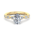 Oval Lab Grown Diamond Vintage-Inspired Engagement Ring — Oval design reference