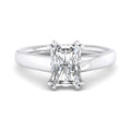 Radiant Lab Grown Diamond Cathedral Vintage-Inspired Engagement Ring — Radiant design reference