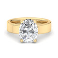 Oval Lab Grown Diamond Solitaire Engagement Ring — Oval design reference